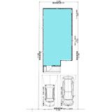 前橋市国領町　地形・区割り図