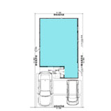 太田市藤久良町　地形・区割り図
