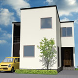 伊勢崎市宗高町　完成予想パース図