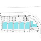 前橋市石倉町　地形・区割り図