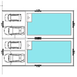 高崎市天神町　地形・区割り図
