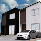 高崎市天神町　完成予想パース図