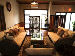 【バリリゾート風インテリア】群馬県前橋市（一社）群馬県住宅建設連合会本社内